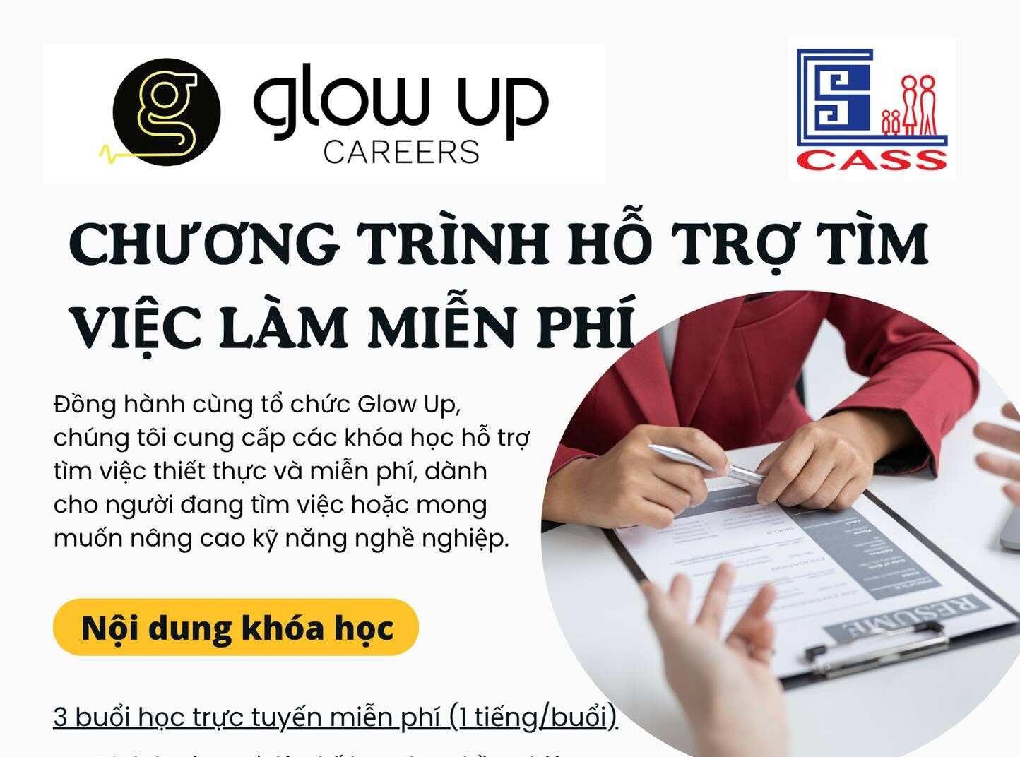CƠ HỘI VÀNG: CHƯƠNG TRÌNH HỖ TRỢ TÌM VIỆC LÀM MIỄN PHÍ!