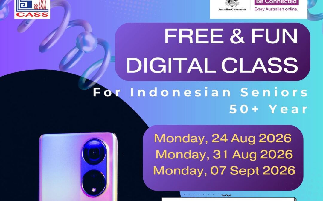 FREE Digital Skills Classes – For Indonesian Seniors Aged 50+, in West Ryde