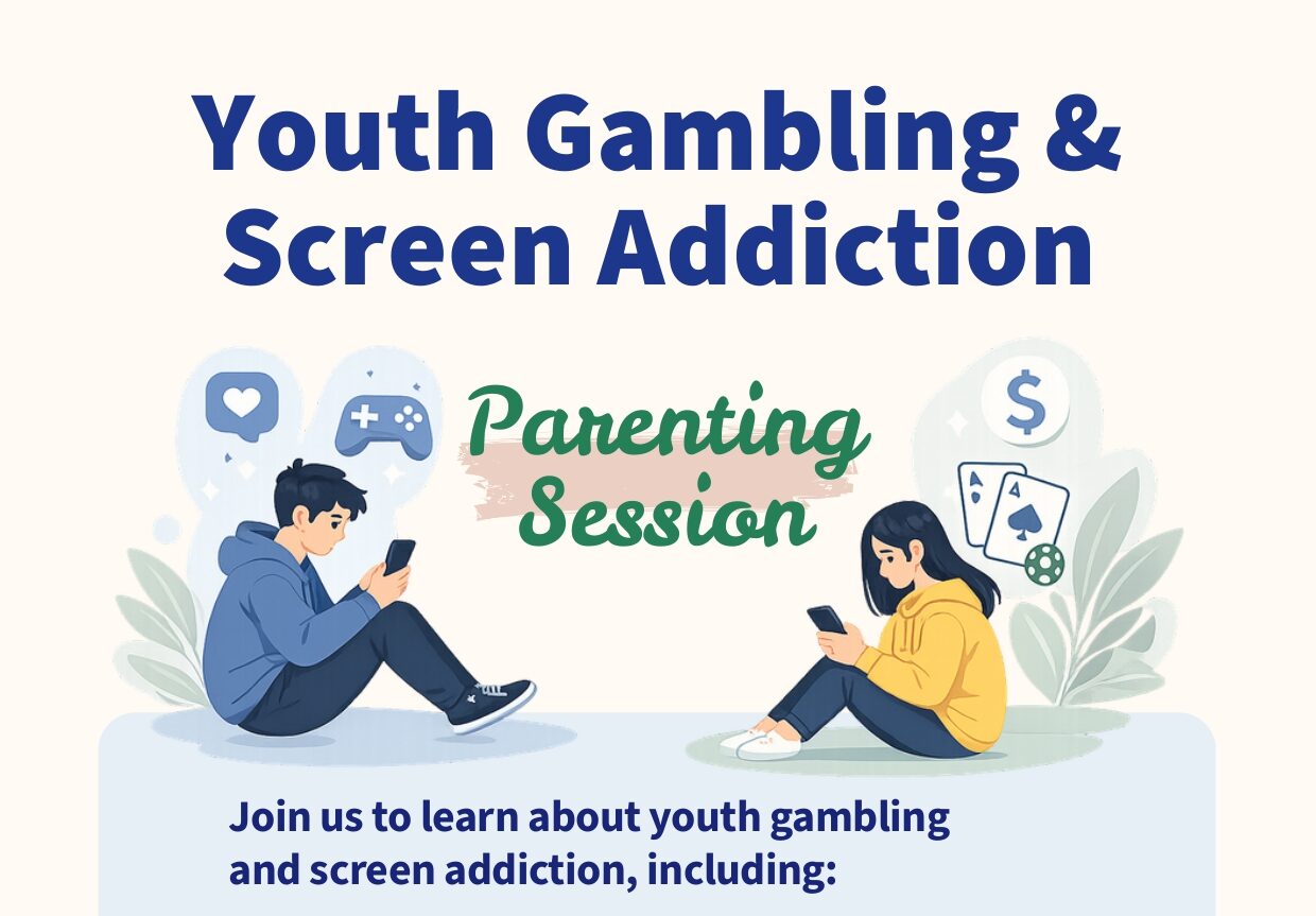 Youth Gambling and Screen Addiction – Mandarin Online Workshop, with Together Parent Support